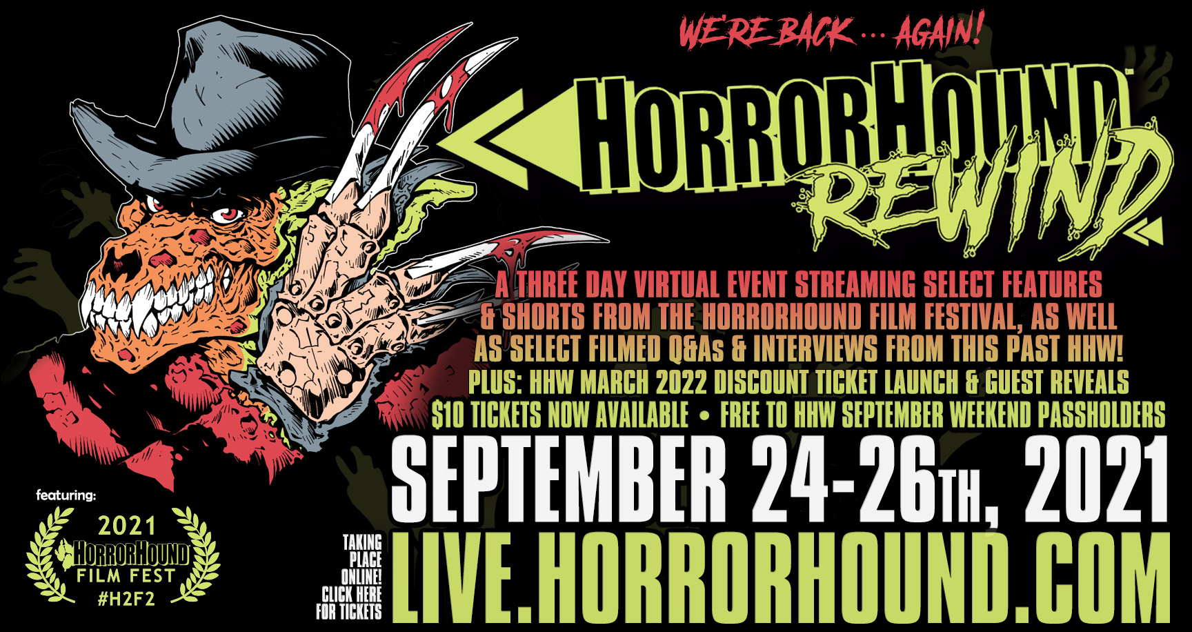 HorrorHound Weekend Program Guide HorrorHound